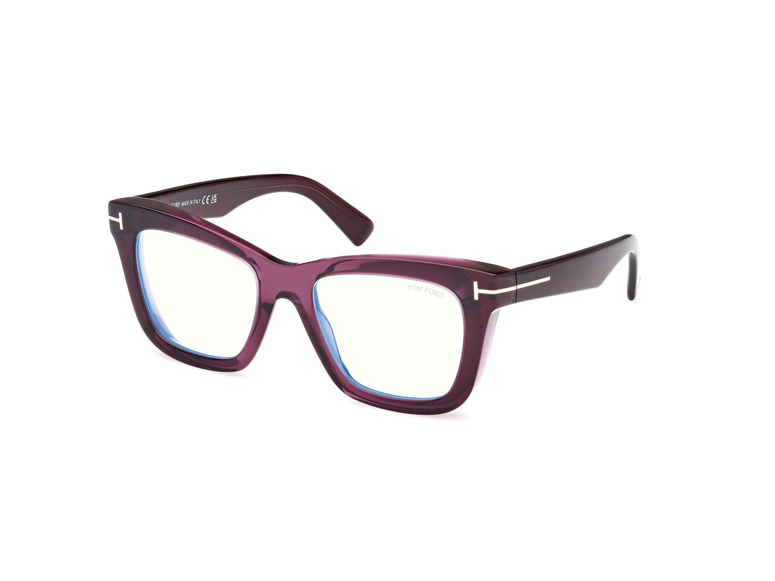 Okulary korekcyjne tom ford ft5881-b 081 morado square femenino rozmiar 52mm - Widok główny