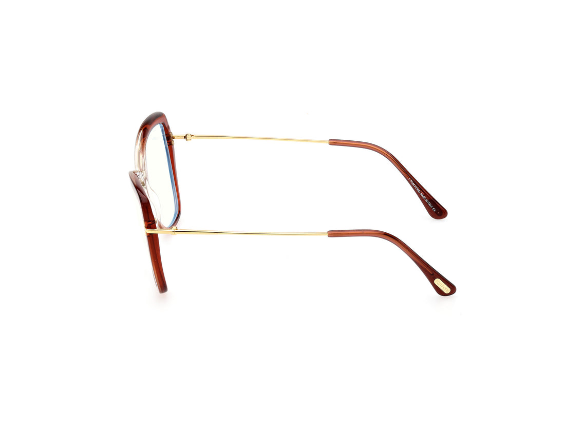 Óculos graduados tom ford ft5882-b 044 femenino tamanho 55mm - Vista de detalhe