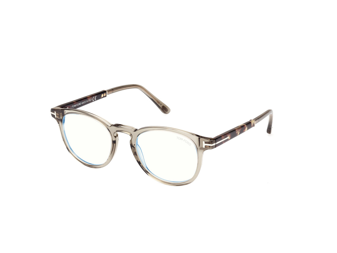 Occhiali da vista tom ford ft5891-b 095 verde round unisex taglia 49mm - Vista principale