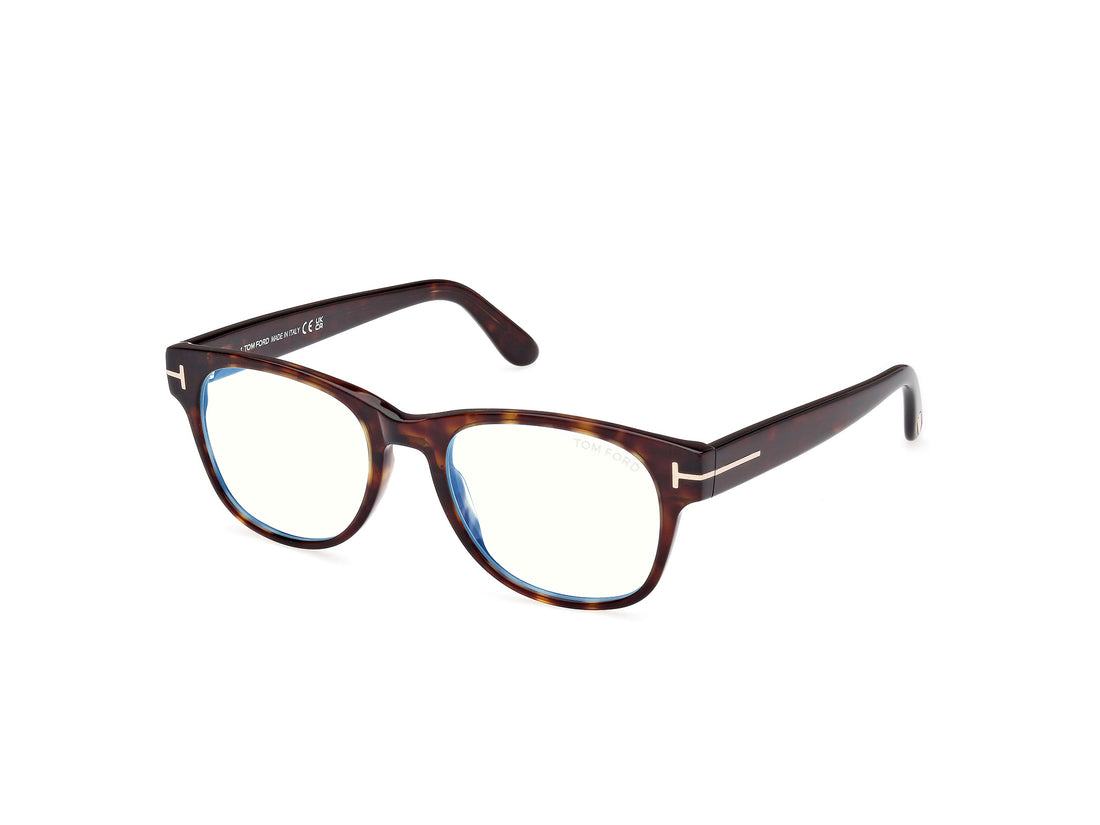 Óculos graduados tom ford ft5898-b 052 havana square masculino tamanho 52mm - Vista principal