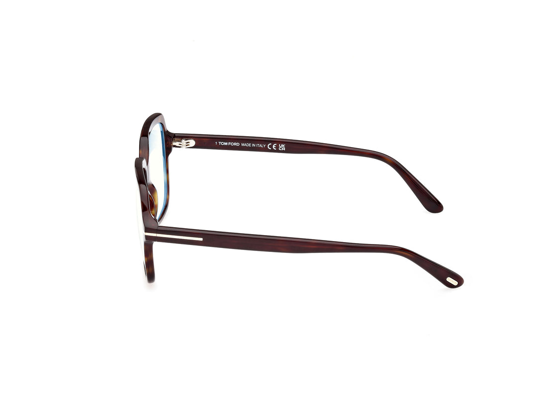 Occhiali da vista tom ford ft5908-b 052 havana square femenino taglia 54mm - Vista dettagliata