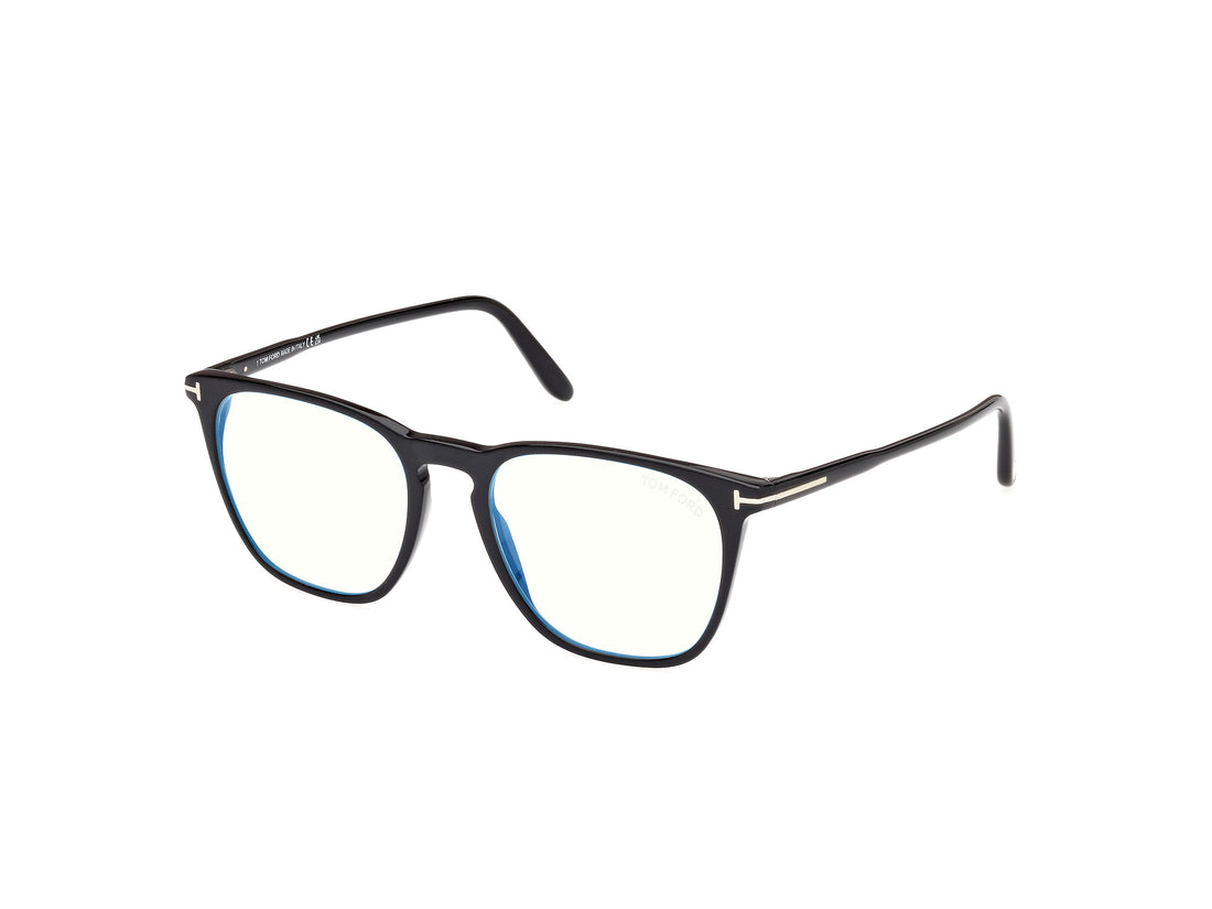 Óculos graduados tom ford ft5937-b 001 negro square masculino tamanho 52mm - Vista principal