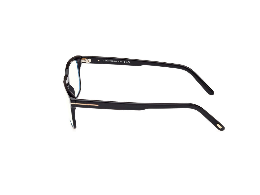 Gafas graduadas tom ford ft5938-b 001 negro rectangular masculino talla 54mm - Vista de detalle