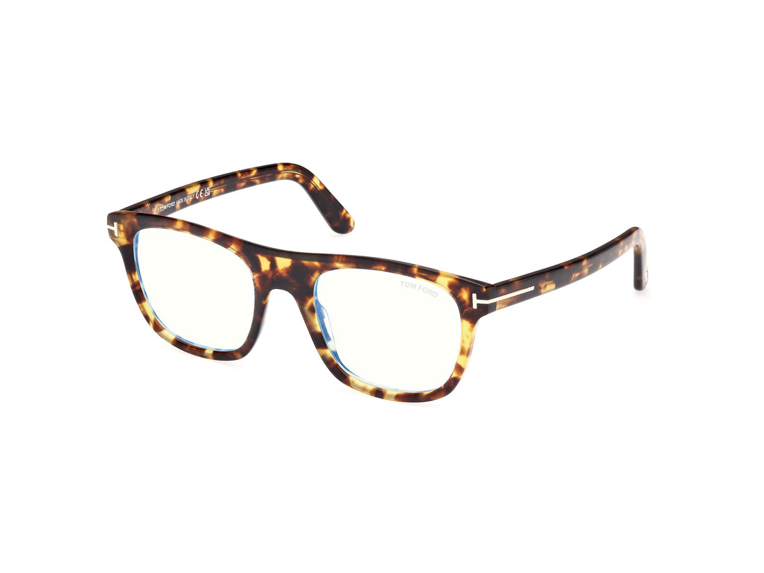 Óculos graduados tom ford ft5939-b 053 havana square masculino tamanho 52mm - Vista principal