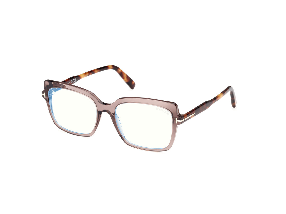 Óculos graduados tom ford ft5947-b 048 marron butterfly femenino tamanho 54mm - Vista principal