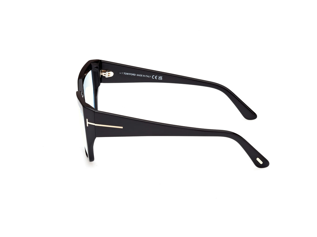 Prescription glasses tom ford ft5951-b 001 negro square femenino size 54mm - Detailed view