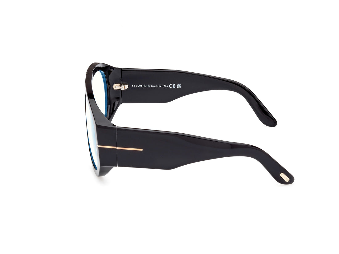 Prescription glasses tom ford ft5958-b 001 negro pilot masculino size 60mm - Detailed view