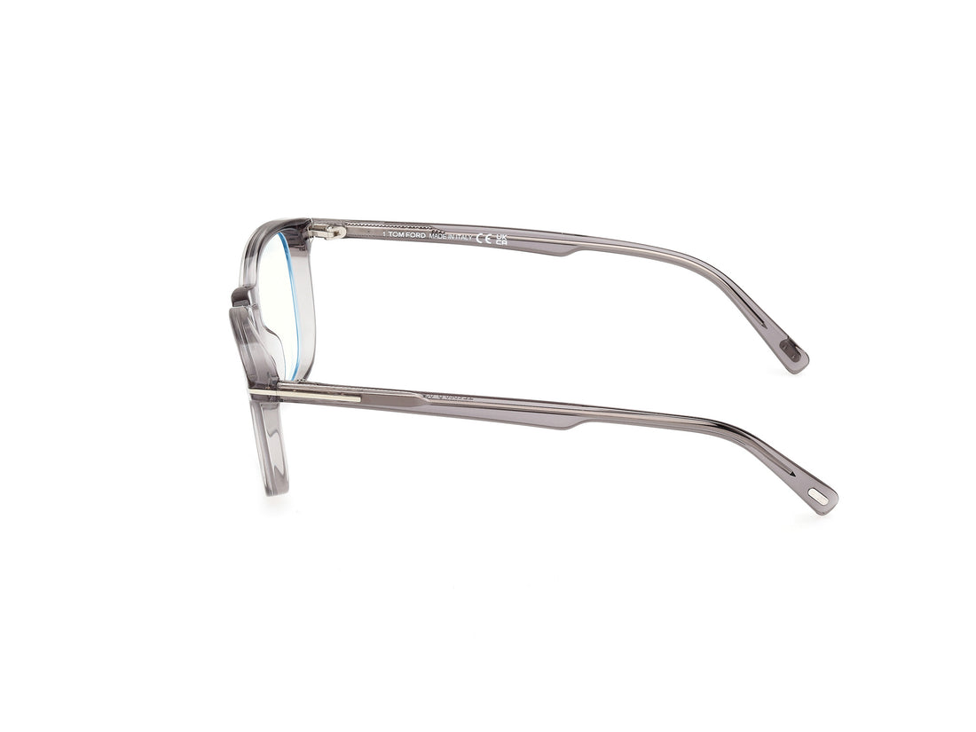 Óculos graduados tom ford ft5960-b 020 gris square masculino tamanho 52mm - Vista de detalhe