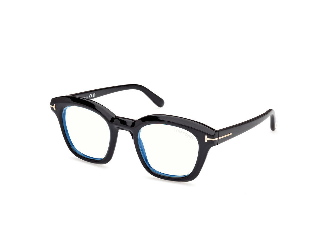 Óculos graduados tom ford ft5961-b 001 negro square masculino tamanho 49mm - Vista principal