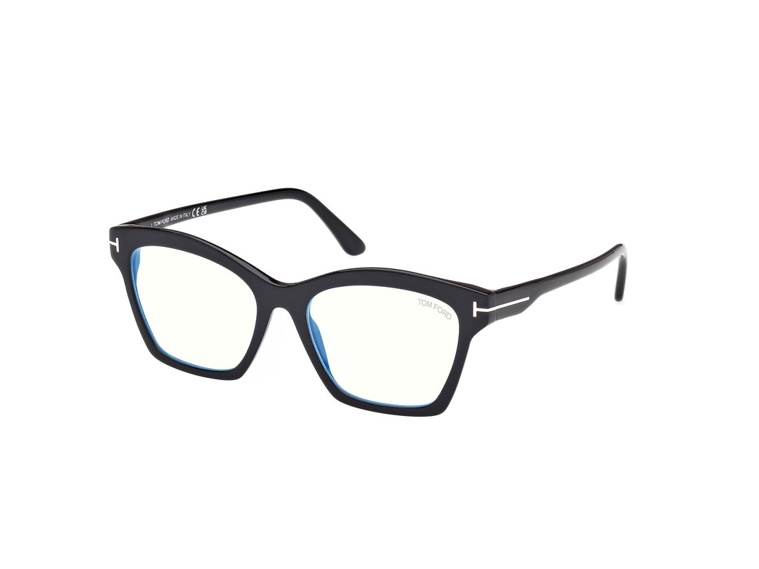 Óculos graduados tom ford ft5965-b 001 negro square femenino tamanho 53mm - Vista principal