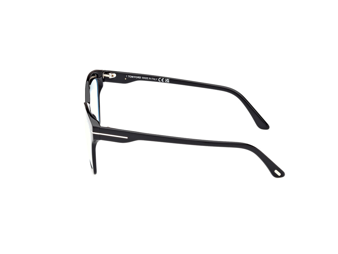 Óculos graduados tom ford ft5965-b 001 negro square femenino tamanho 53mm - Vista de detalhe