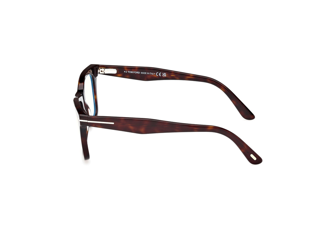 Gafas graduadas tom ford ft5970-b 052 havana square masculino talla 50mm - Vista de detalle