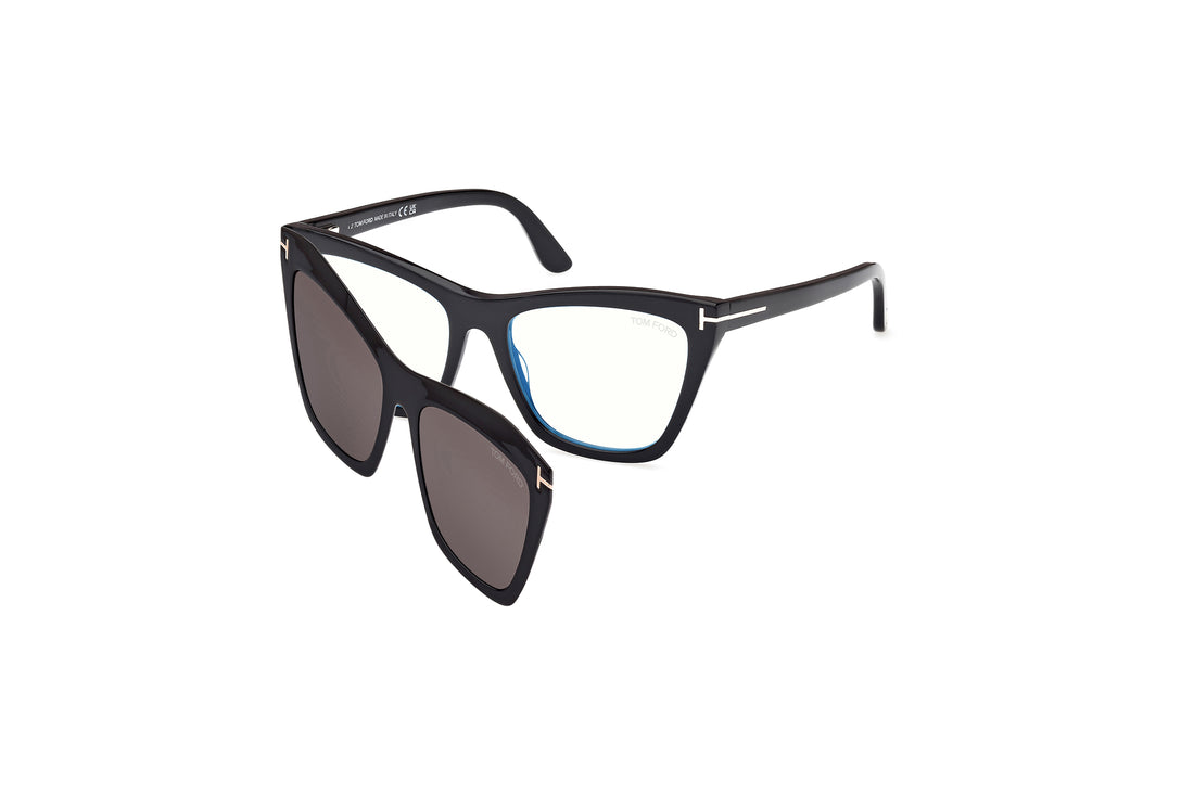Occhiali da vista tom ford ft5971-b 001 negro cat eye femenino taglia 54mm - Vista principale