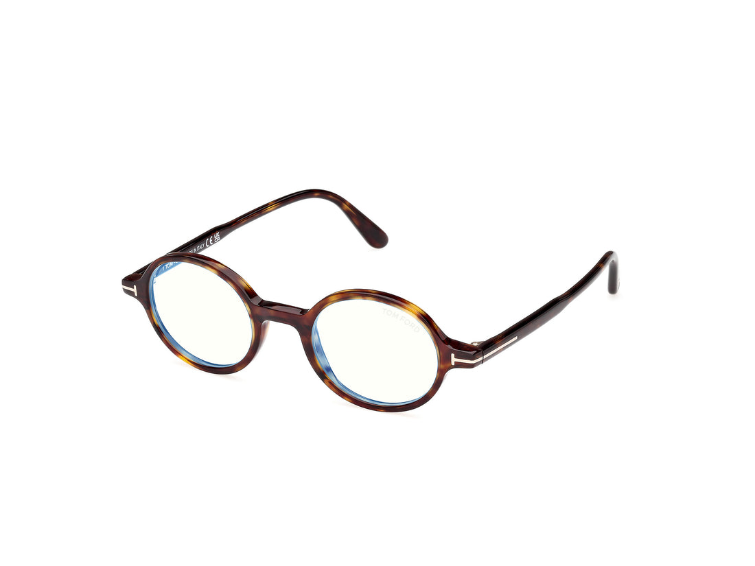 Occhiali da vista tom ford ft5975-b 052 havana round unisex taglia 46mm - Vista principale