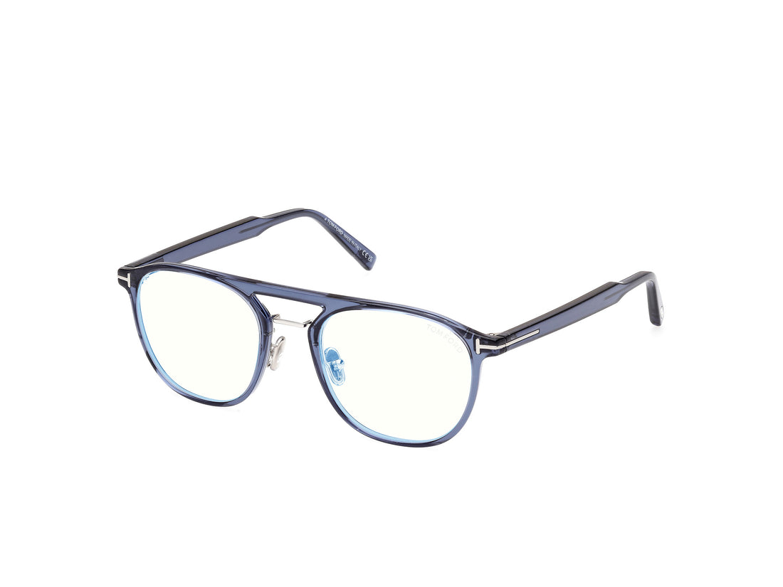 Occhiali da vista tom ford ft5982-b 090 azul pilot masculino taglia 52mm - Vista principale