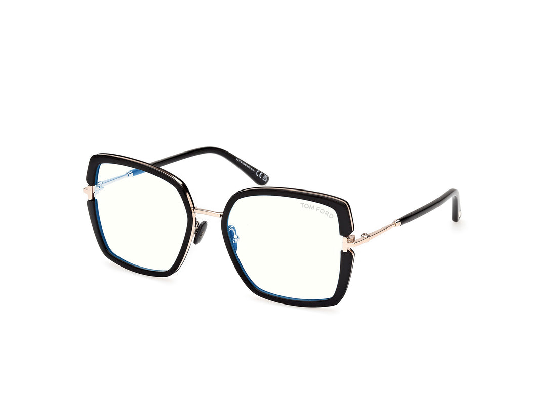 Occhiali da vista tom ford ft5985-b 001 negro square femenino taglia 55mm - Vista principale
