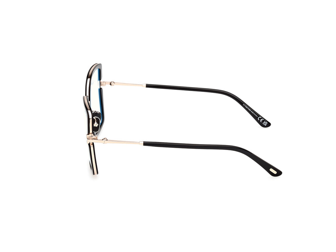 Occhiali da vista tom ford ft5985-b 001 negro square femenino taglia 55mm - Vista dettagliata