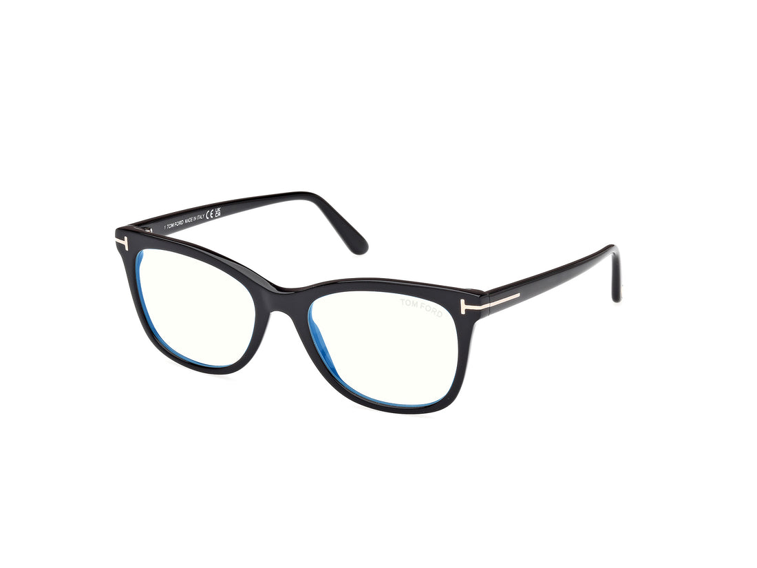 Óculos graduados tom ford ft5986-b 001 negro square unisex tamanho 52mm - Vista principal