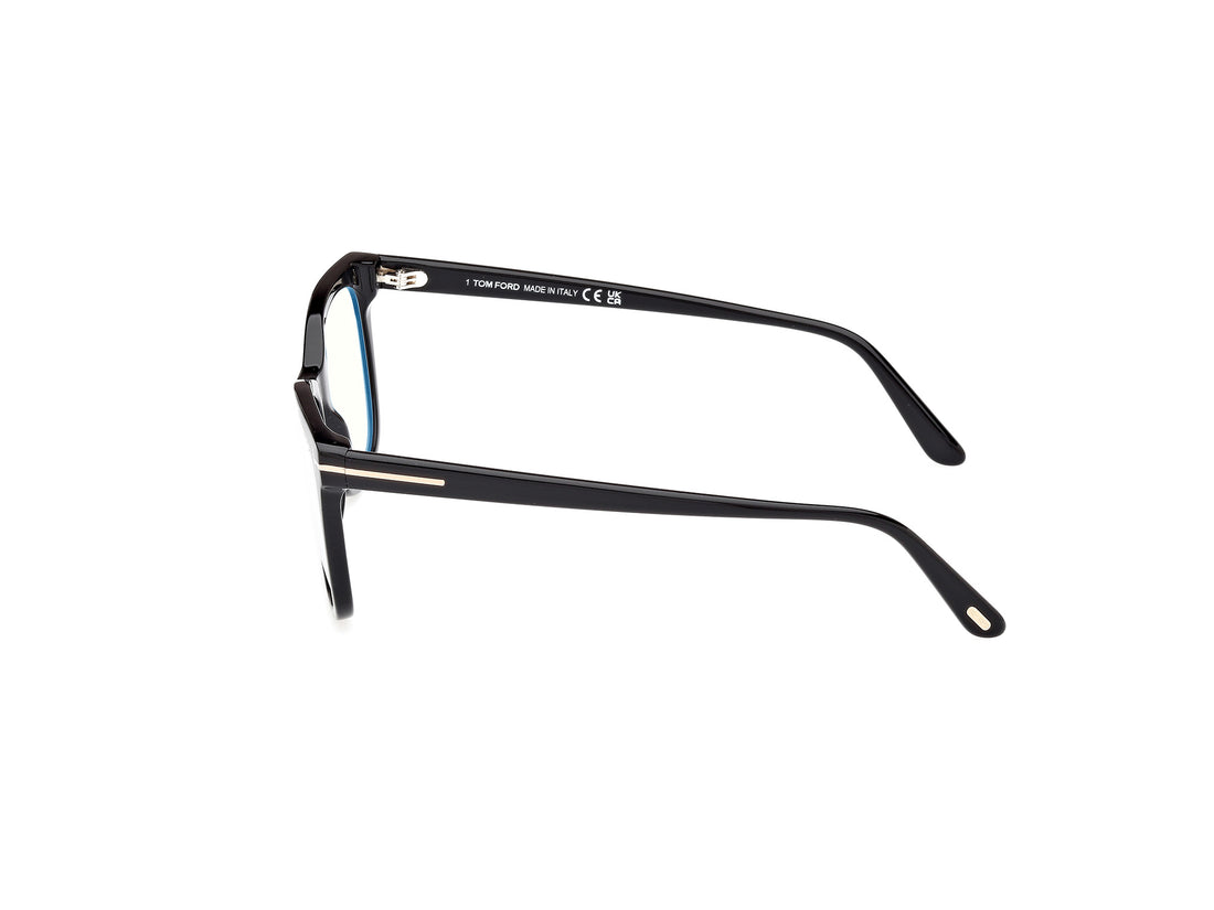 Óculos graduados tom ford ft5986-b 001 negro square unisex tamanho 52mm - Vista de detalhe