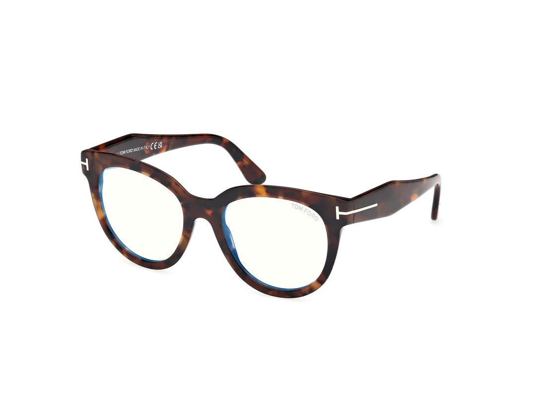 Occhiali da vista tom ford ft5987-b 052 havana butterfly femenino taglia 52mm - Vista principale
