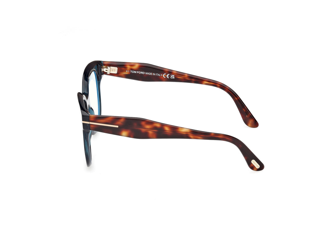 Occhiali da vista tom ford ft5987-b 092 azul butterfly unisex taglia 52mm - Vista dettagliata