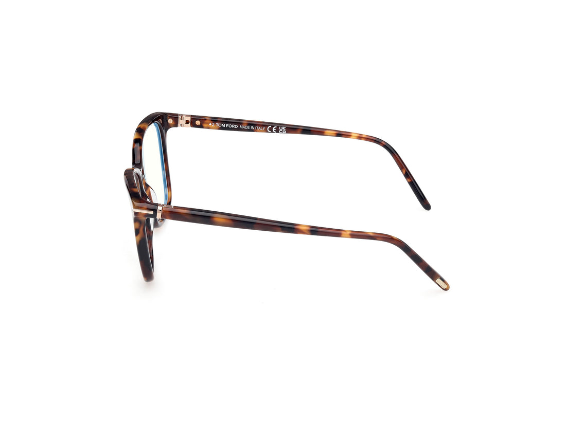 Occhiali da vista tom ford ft5989-b 052 havana square femenino taglia 55mm - Vista dettagliata