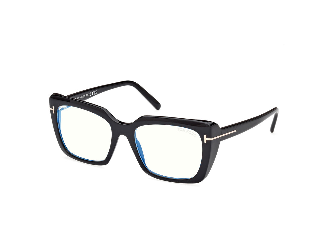 Óculos graduados tom ford ft5992-b 001 negro square unisex tamanho 54mm - Vista principal