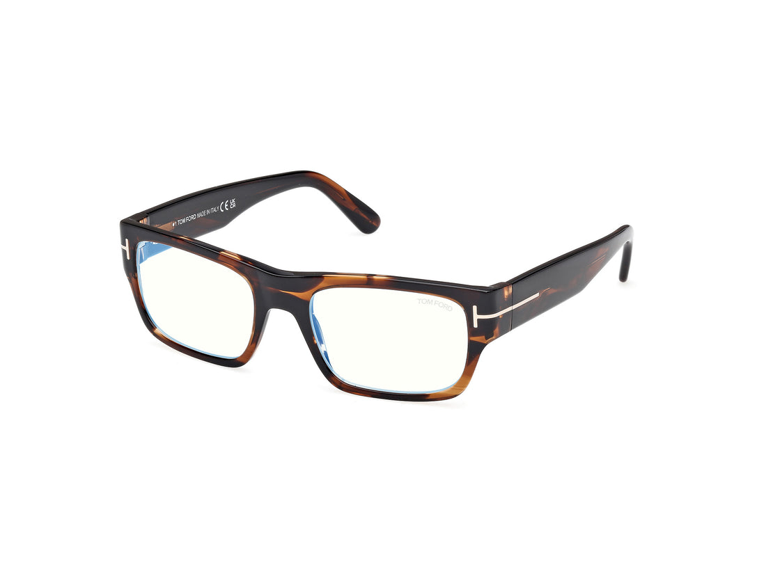 Óculos graduados tom ford ft6034-b 056 havana rectangular masculino tamanho 54mm - Vista principal