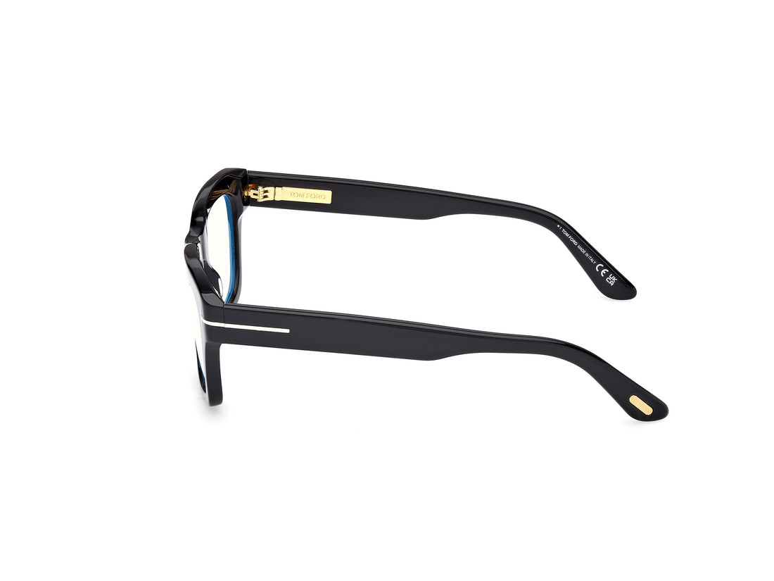 Prescription glasses tom ford ft6036-b 001 negro rectangular unisex size 52mm - Detailed view