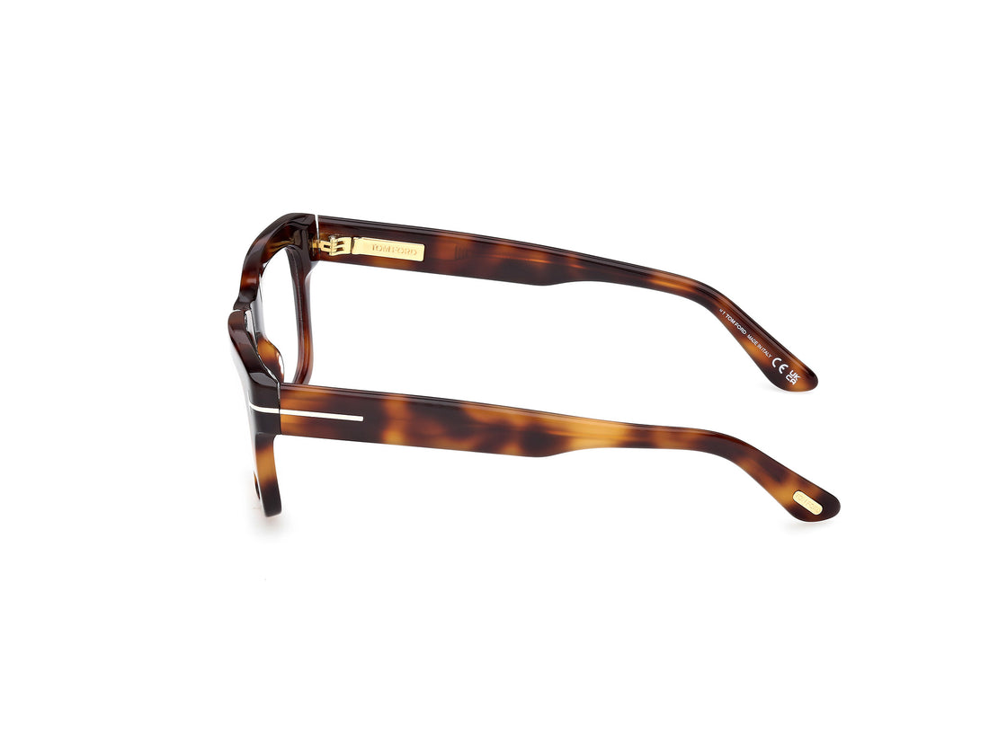 Óculos graduados tom ford ft6036-b 053 havana rectangular unisex tamanho 52mm - Vista de detalhe