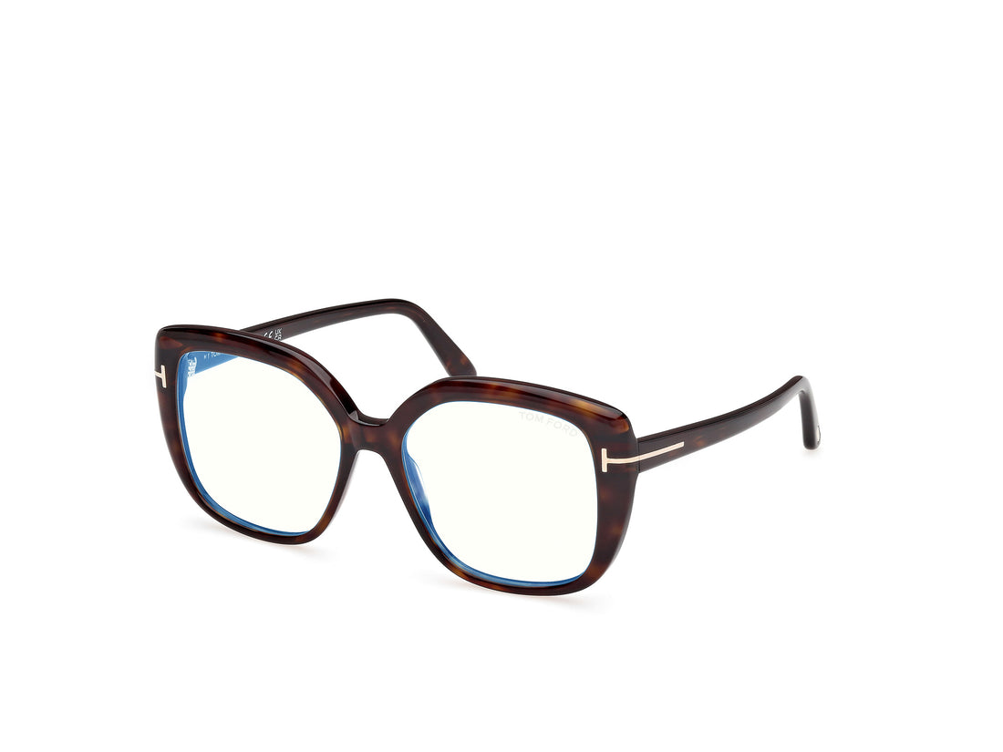 Óculos graduados tom ford ft6043-b 052 havana square femenino tamanho 53mm - Vista principal