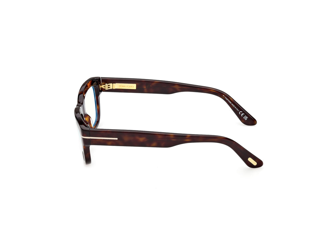 Lunettes de vue tom ford ft6045-b 052 havana rectangular femenino taille 52mm - Vue détaillée