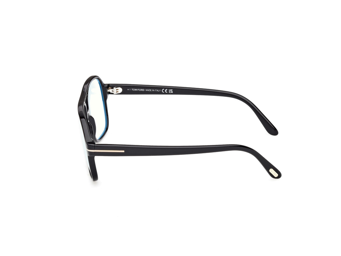 Occhiali da vista tom ford ft6058-b 001 negro navigator masculino taglia 58mm - Vista dettagliata