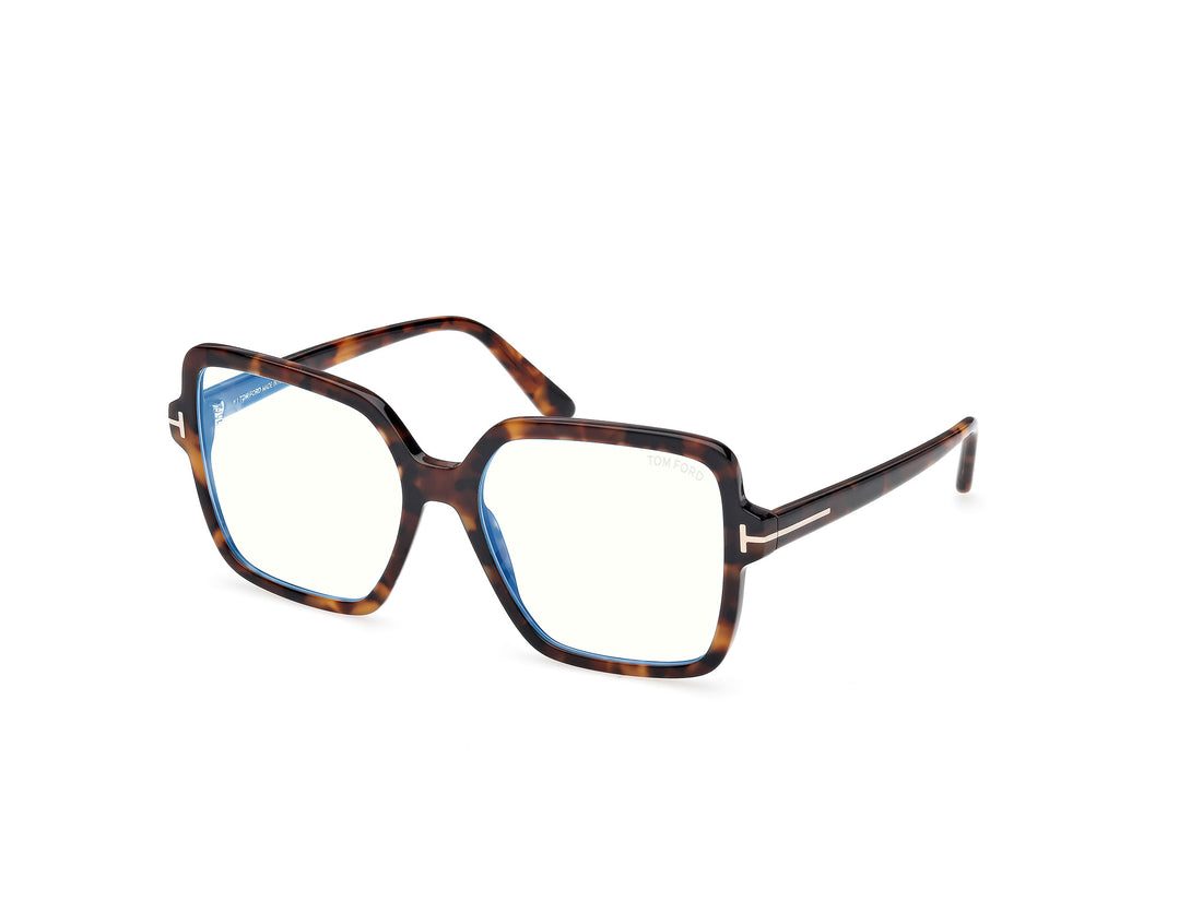 Lunettes de vue tom ford ft6063-b 052 havana square femenino taille 56mm - Vue principale