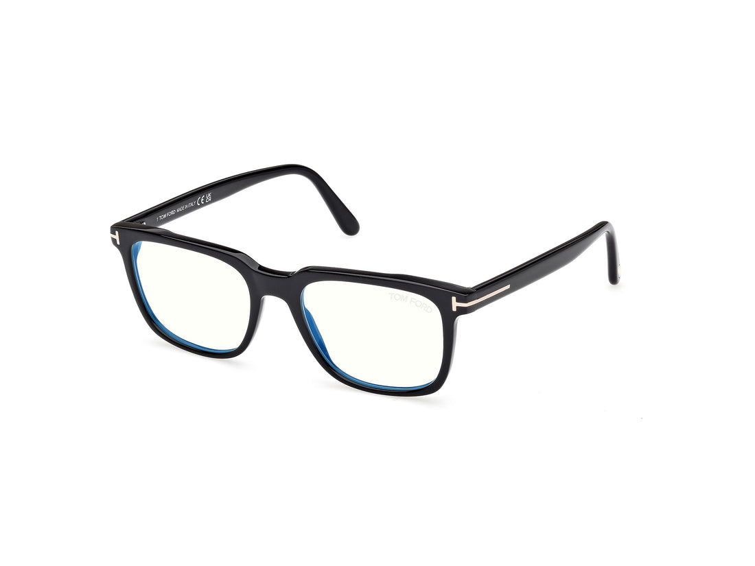 Prescription glasses tom ford ft6080-b 001 negro square masculino size 55mm - Main view