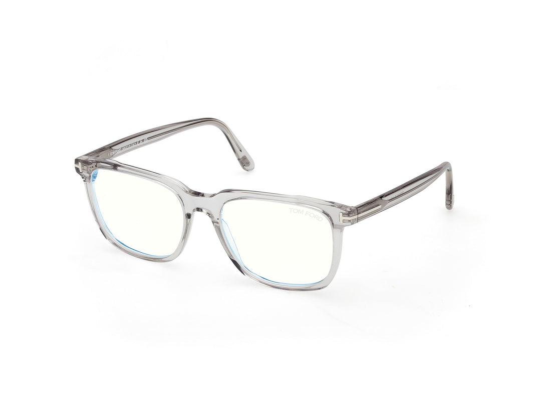 Óculos graduados tom ford ft6080-b 020 gris square masculino tamanho 55mm - Vista principal