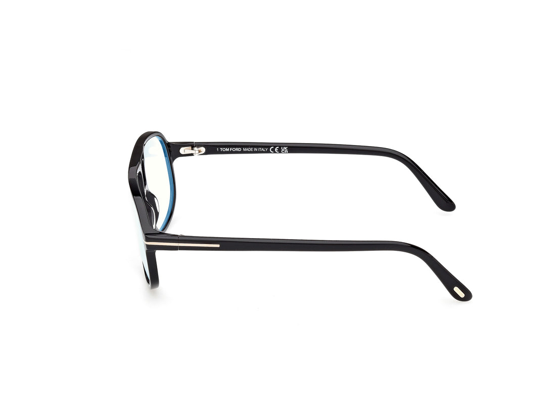 Óculos graduados tom ford ft6082-b 001 negro navigator masculino tamanho 57mm - Vista de detalhe