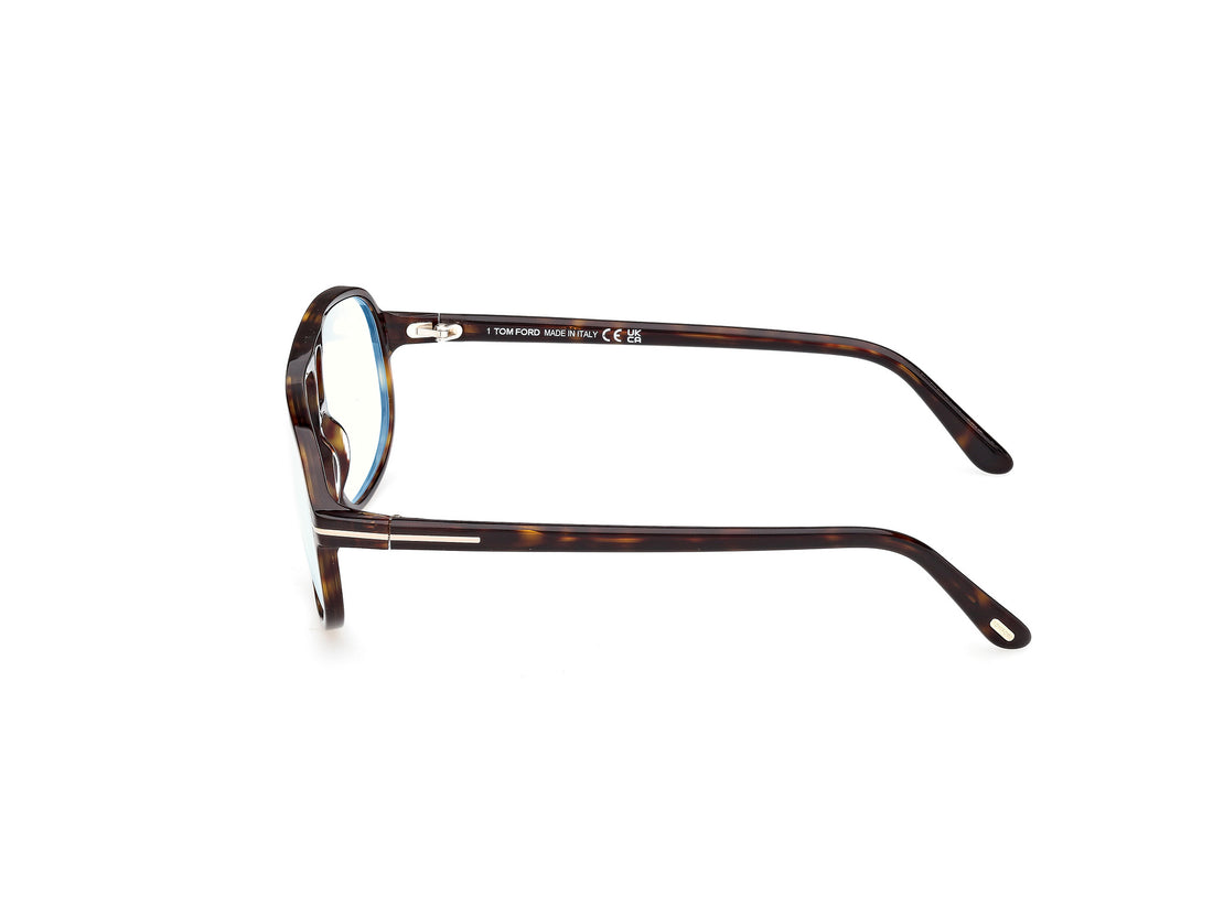 Occhiali da vista tom ford ft6082-b 052 havana navigator masculino taglia 57mm - Vista dettagliata