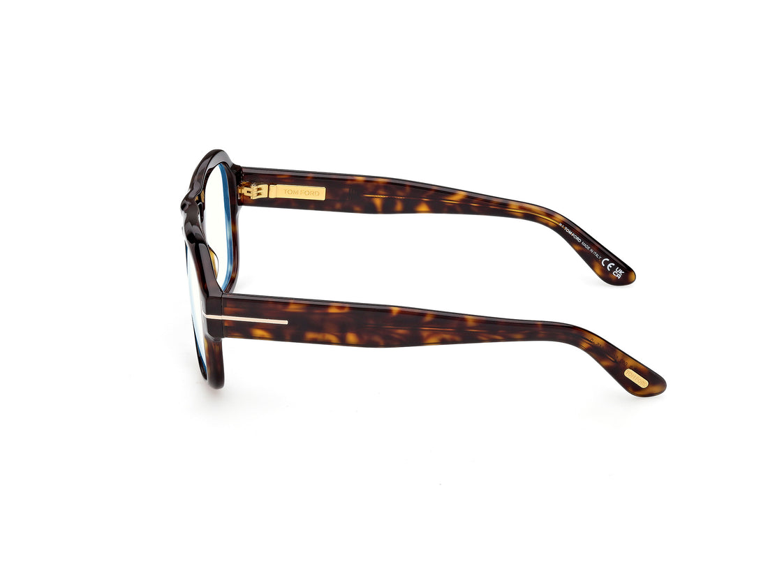 Lunettes de vue tom ford ft6085-b 052 havana navigator masculino taille 54mm - Vue détaillée