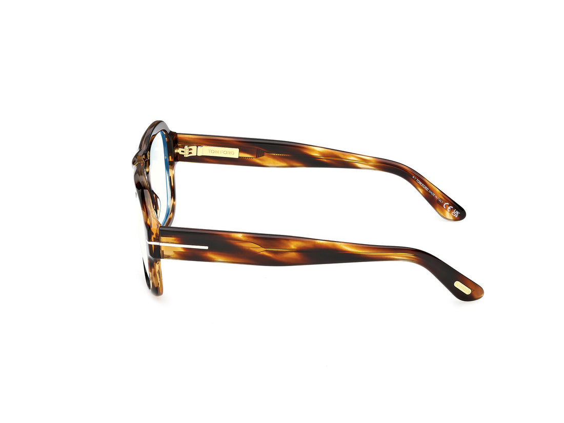 Lunettes de vue tom ford ft6085-b 055 havana navigator masculino taille 54mm - Vue détaillée