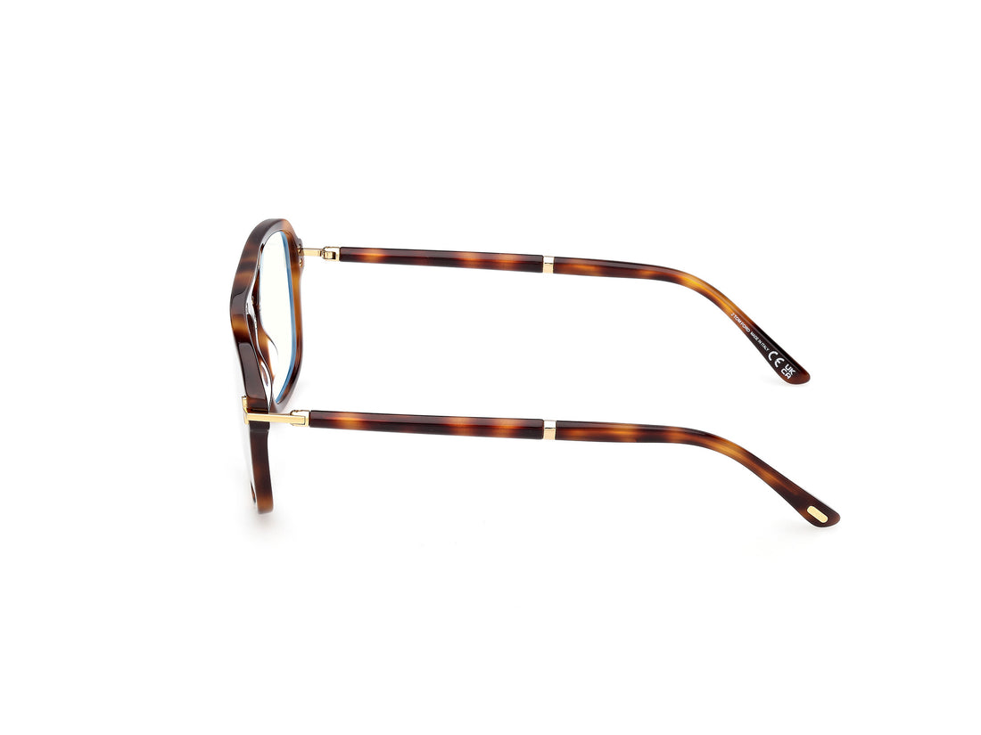 Lunettes de vue tom ford ft6086-b 053 havana navigator masculino taille 54mm - Vue détaillée