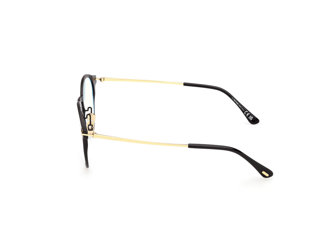 Lunettes de vue tom ford ft6088-b 002 negro round masculino taille 51mm - Vue détaillée