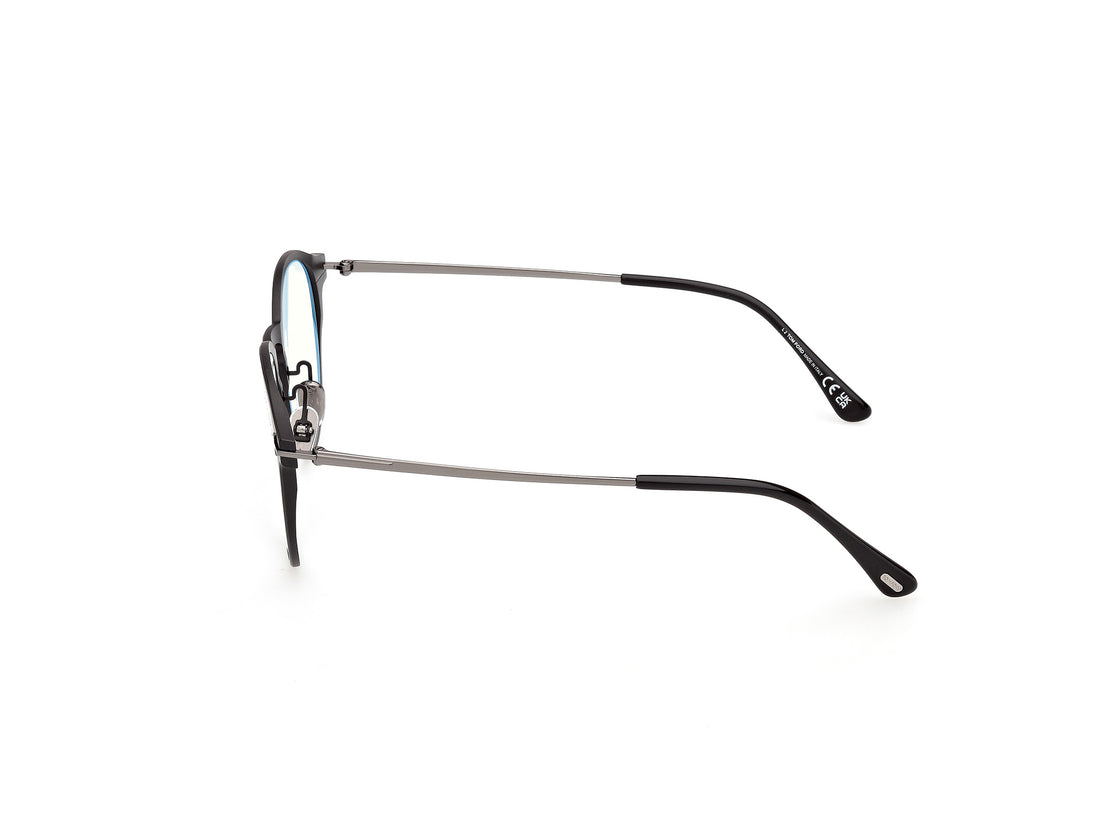 Lunettes de vue tom ford ft6088-b 005 negro round masculino taille 51mm - Vue détaillée