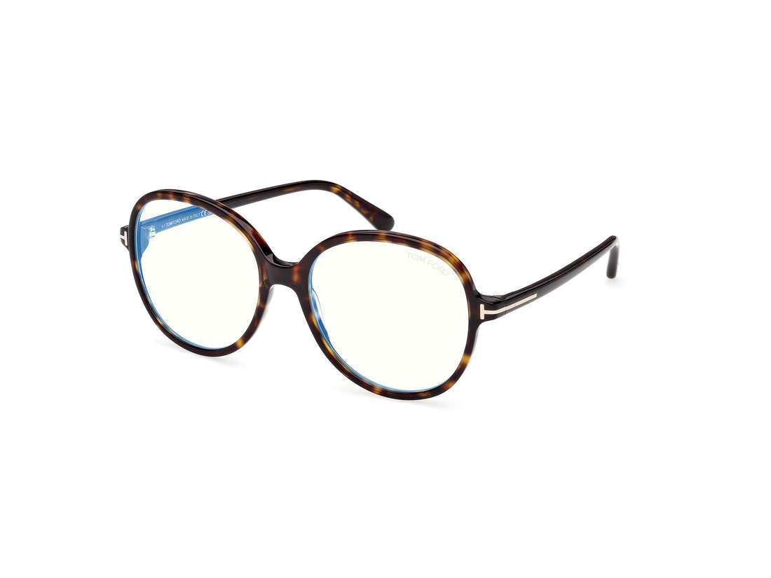 Occhiali da vista tom ford ft6090-b 052 havana round femenino taglia 56mm - Vista principale
