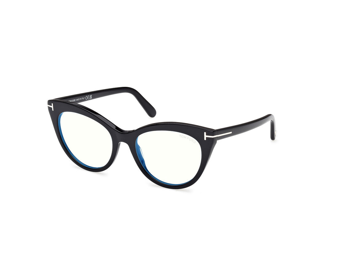 Occhiali da vista tom ford ft6091-b 001 negro cat eye femenino taglia 53mm - Vista principale
