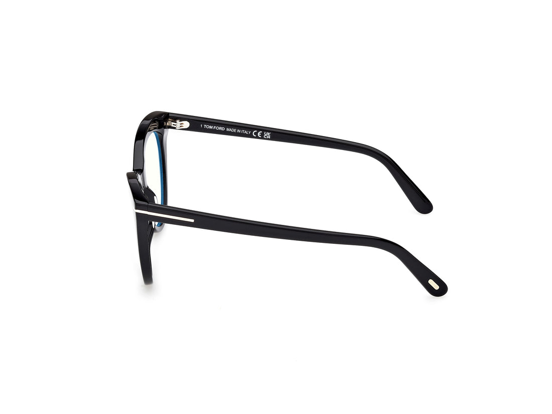 Occhiali da vista tom ford ft6091-b 001 negro cat eye femenino taglia 53mm - Vista dettagliata