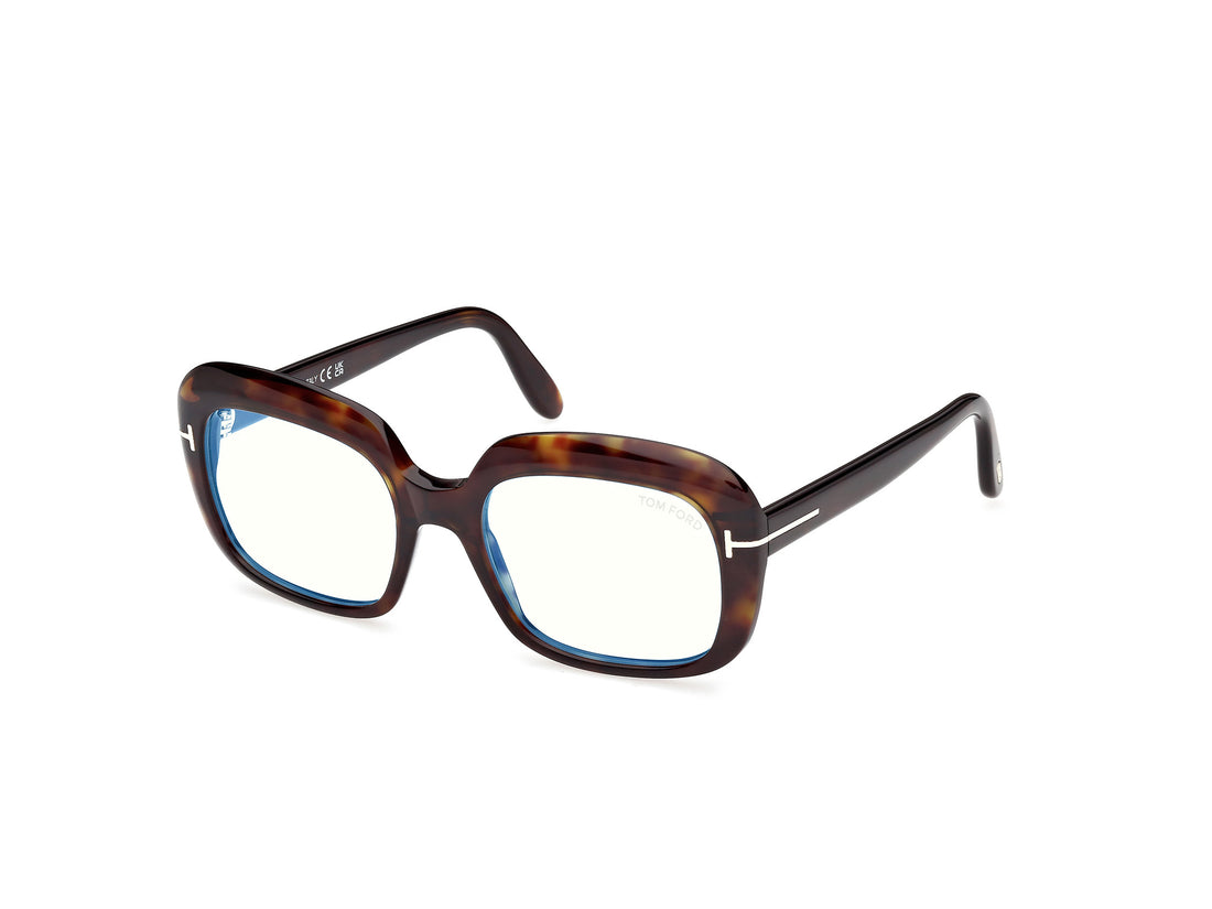 Lunettes de vue tom ford ft6096-b 052 havana rectangular femenino taille 53mm - Vue principale