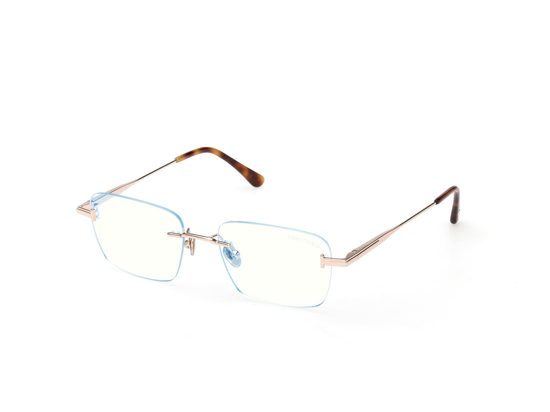 Lunettes de vue tom ford ft6117-b 028 dorado rectangular unisex taille 54mm - Vue principale