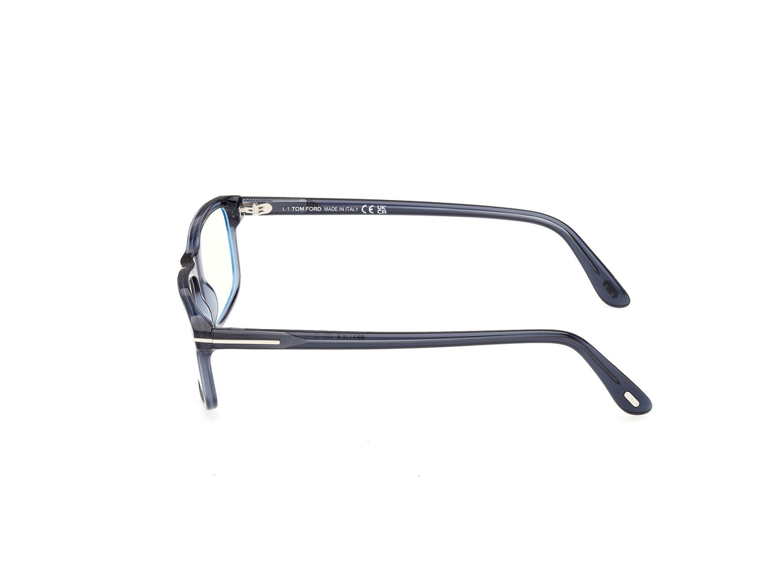 Lunettes de vue tom ford ft6119-b 090 azul rectangular masculino taille 53mm - Vue détaillée