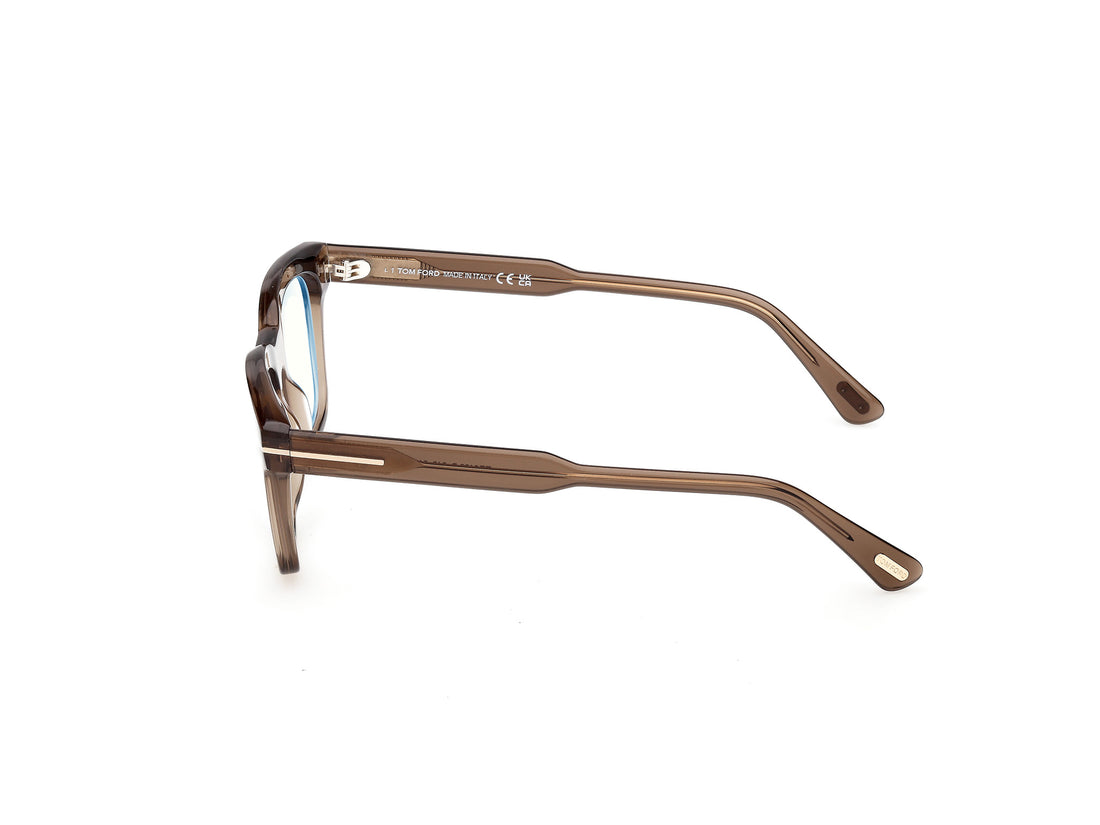 Gafas graduadas tom ford ft6122-b 048 marron square masculino talla 51mm - Vista de detalle